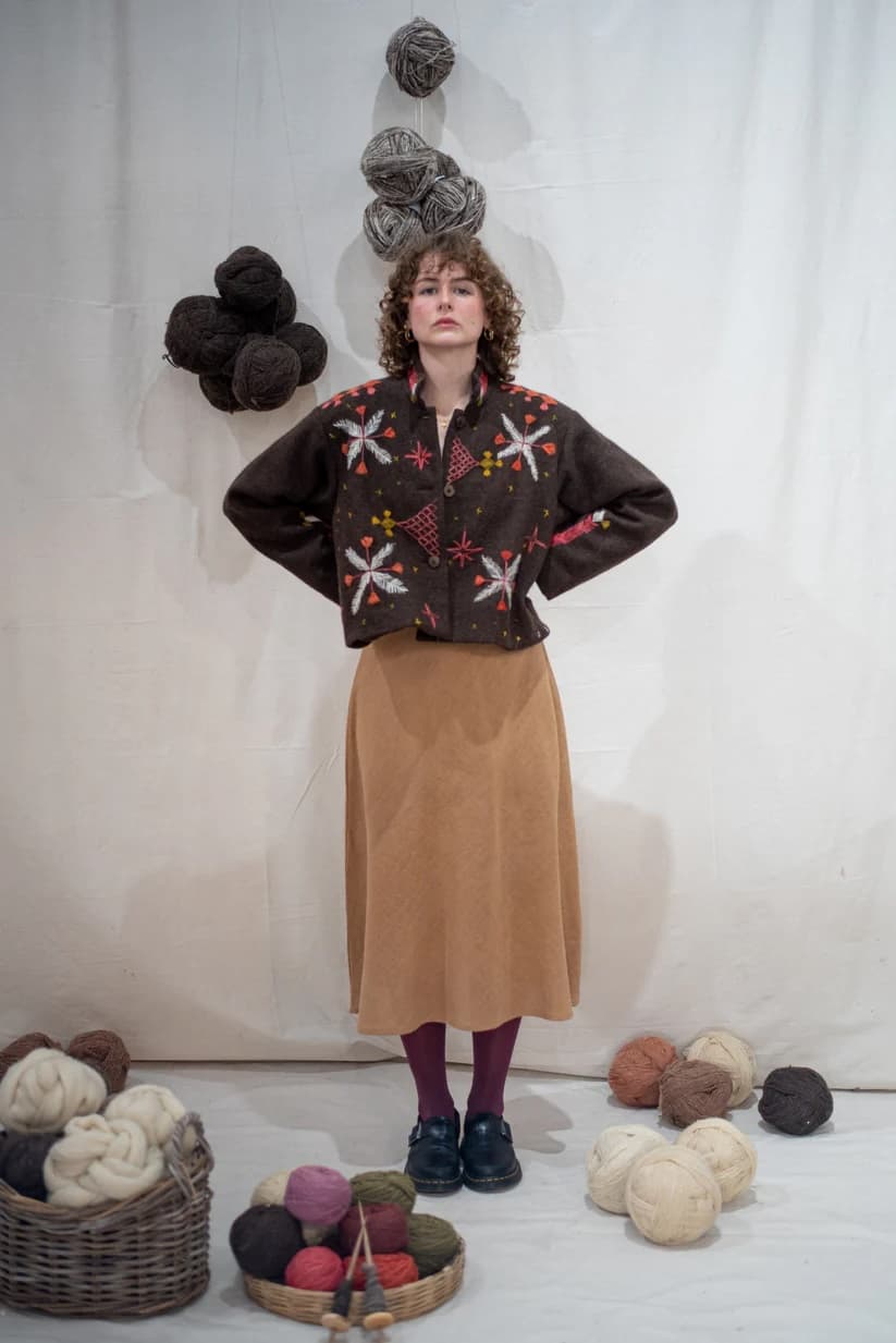 The Tara Short Jacket — Embroidered