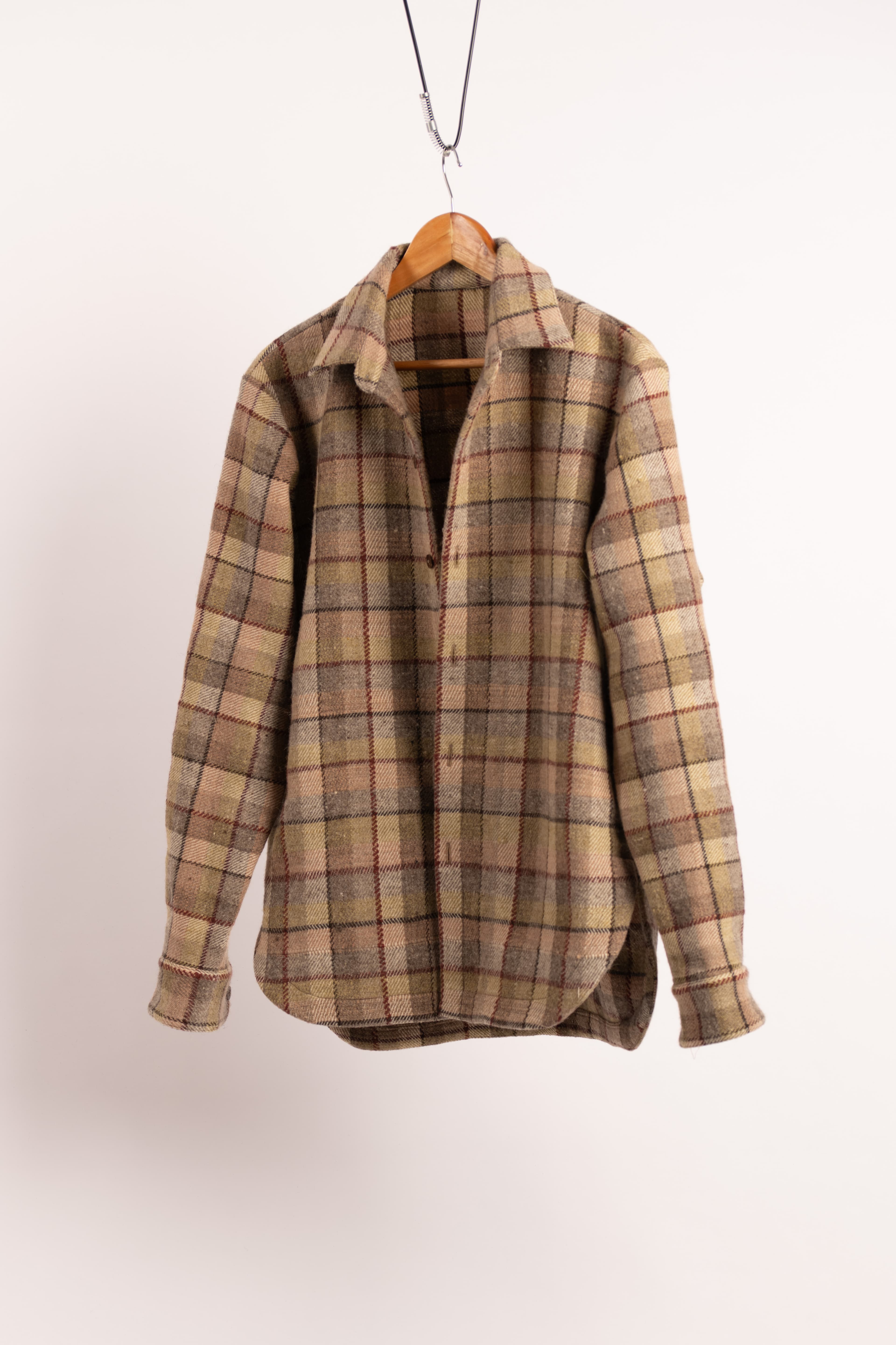 The Unisex Plaid Shirt detail