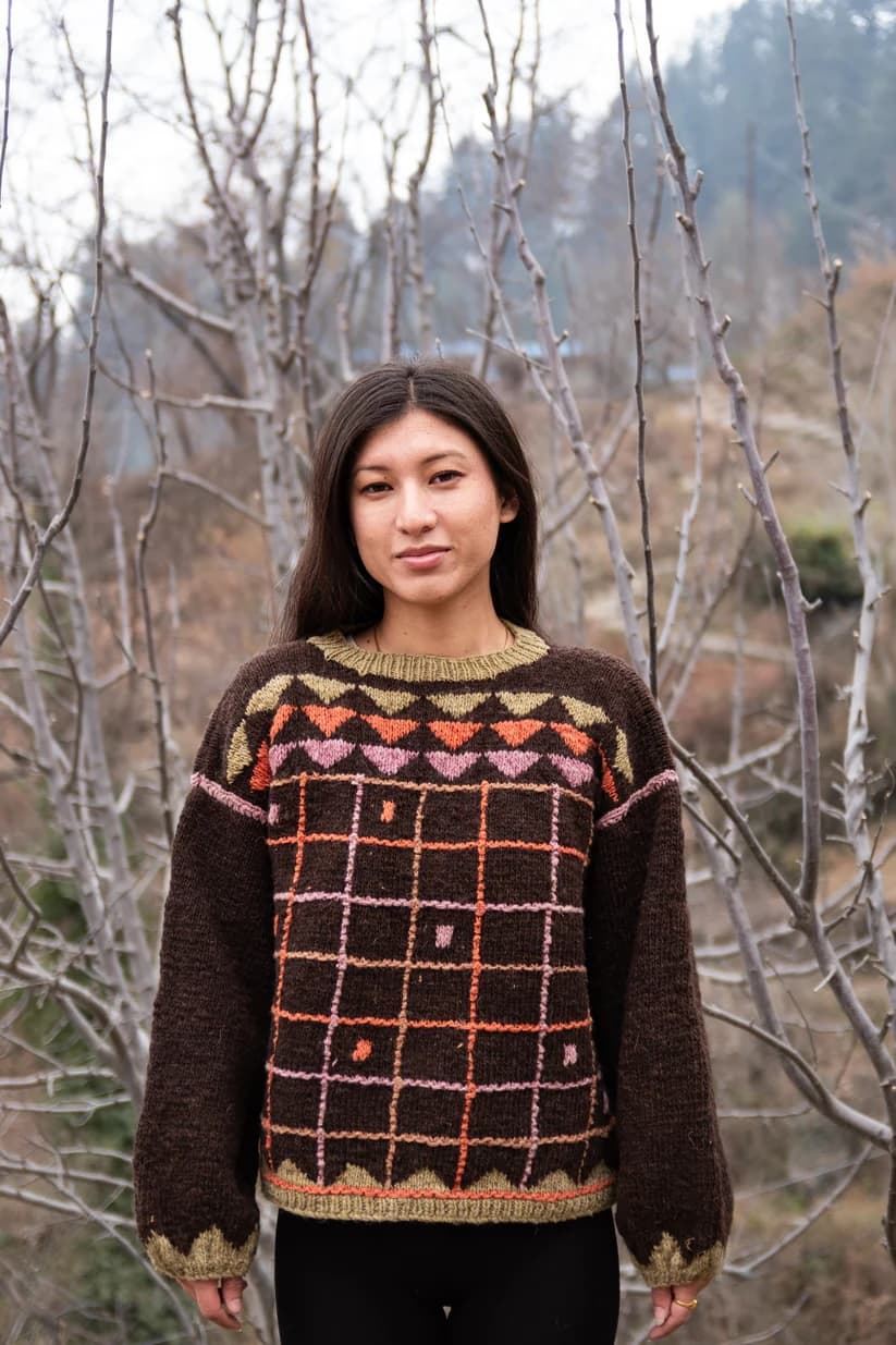 The Check Sweater