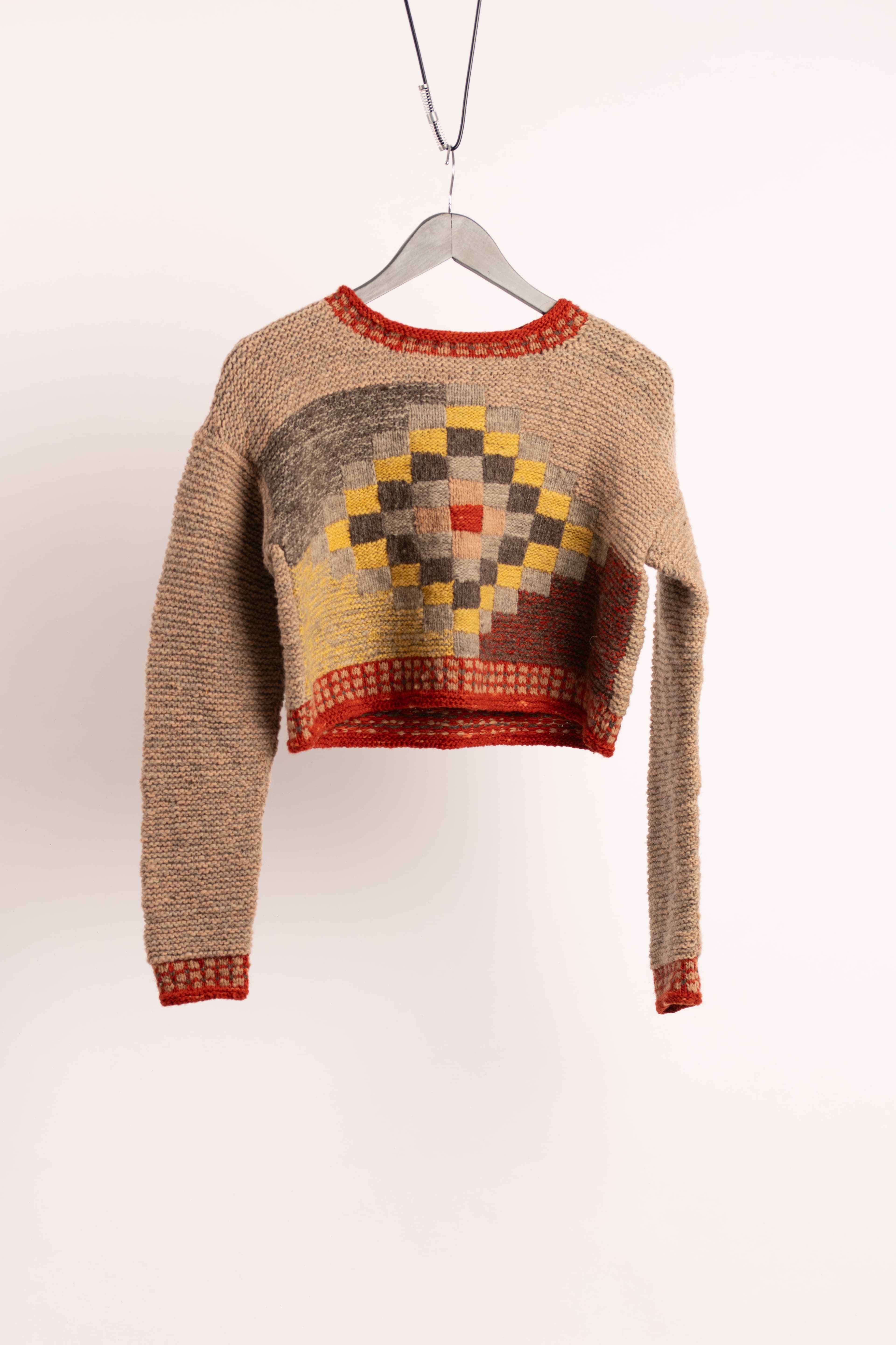 The Chashm Crop Jumper detail