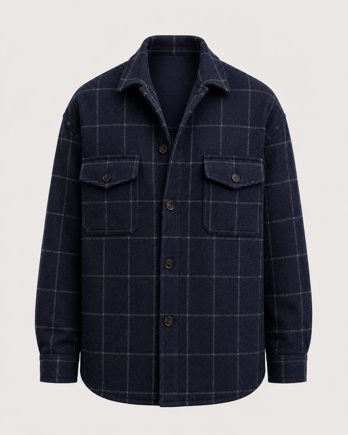 Shacket Blue Check
